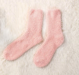 Fluffy Cozy Bed Socks Kawaii Pastel Gamer Cute Girl